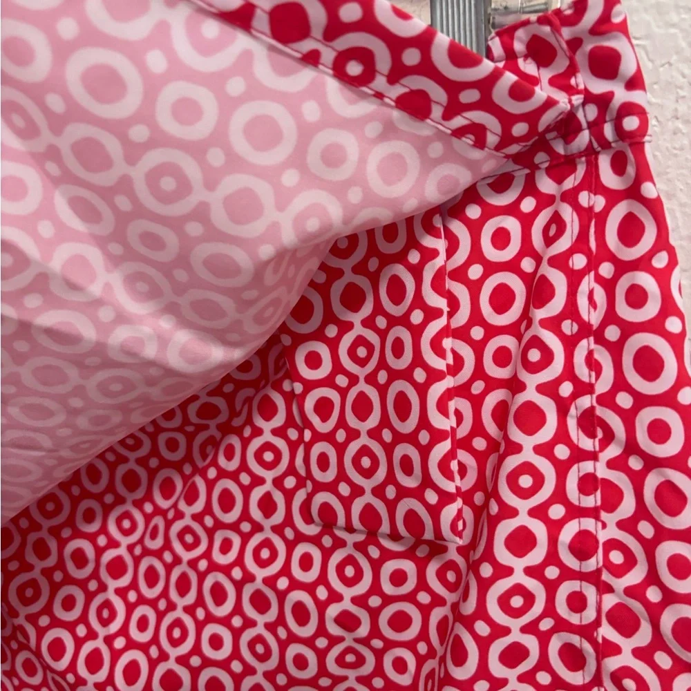 Ripskirt Hawaii dot dot dot red